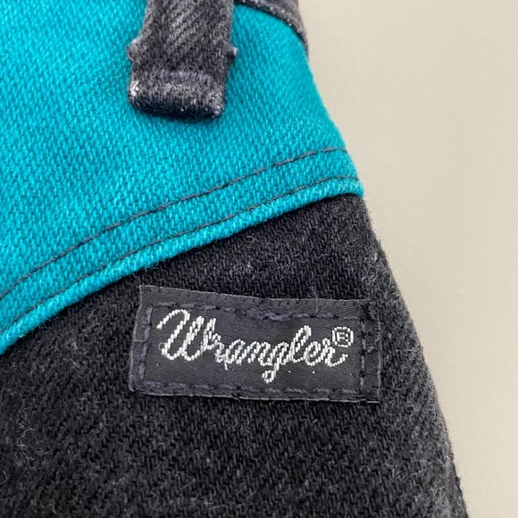 Stylish Black and Teal Women's Jeans - Picture 3 of 6